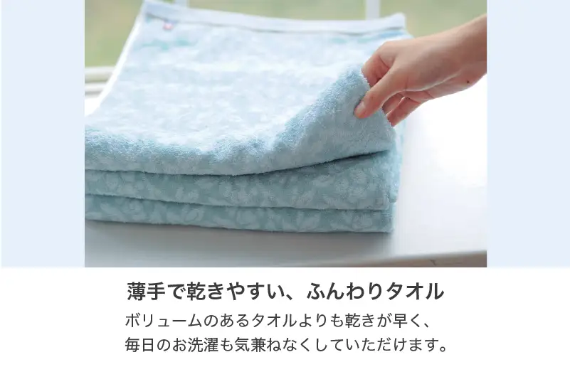 （今治タオルブランド認定）匠の彩 フェイスタオル 6枚セット （ブルー）