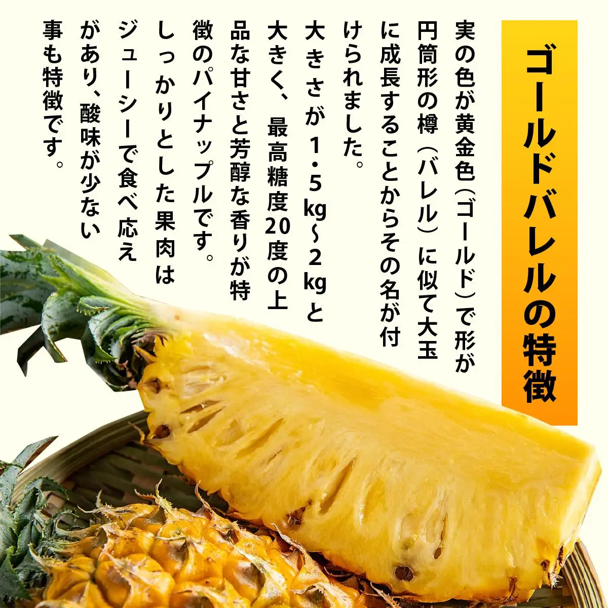 冷凍カットパイン（ゴールドバレル）100g×6袋