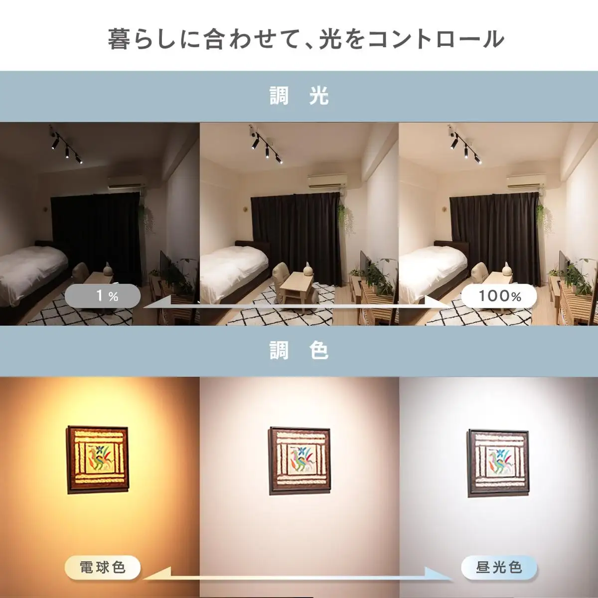 エジソンスマート ミニスポットライト 福岡市 ブラック