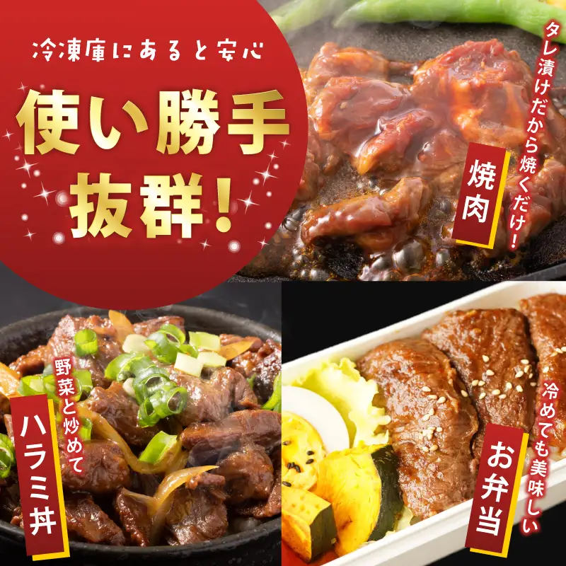 牛ハラミ タレ漬900g（300g×3パック）