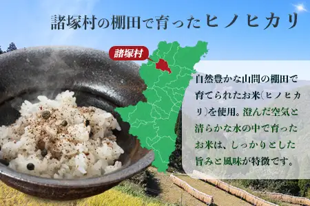 雑穀米 ペッパーライス 1本｜棚田米 塩漬け胡椒 胡椒 ご飯 ブレンド スーパーフード リゾット スープ 一般社団法人ツーリズム高千穂郷 宮崎県 諸塚村 TR-01