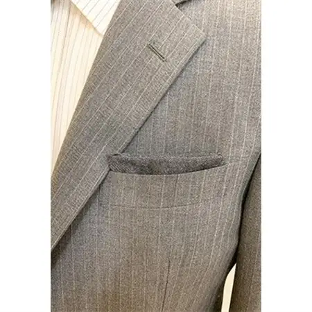 クラバットユキジ製　デニムポケットチーフ(ブラックマット)_装飾品・工芸品  服飾小物 _【1084660】