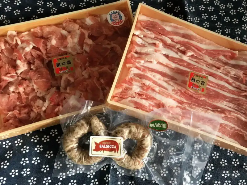 【柏幻霜ポーク】直営農場のお肉セット 豚肉 肉 詰め合わせ セット 切り落とし 豚バラ サルシッチャ ソーセージ ポーク 国産 千葉県産 柏市産 おすすめ 産地直送 キャンプ BBQ バーベキュー おかず 霜降り