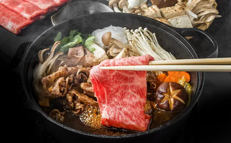 山形牛A4-5 すきやき用 350g(肩ロース150g・モモ 200g) FY26-010