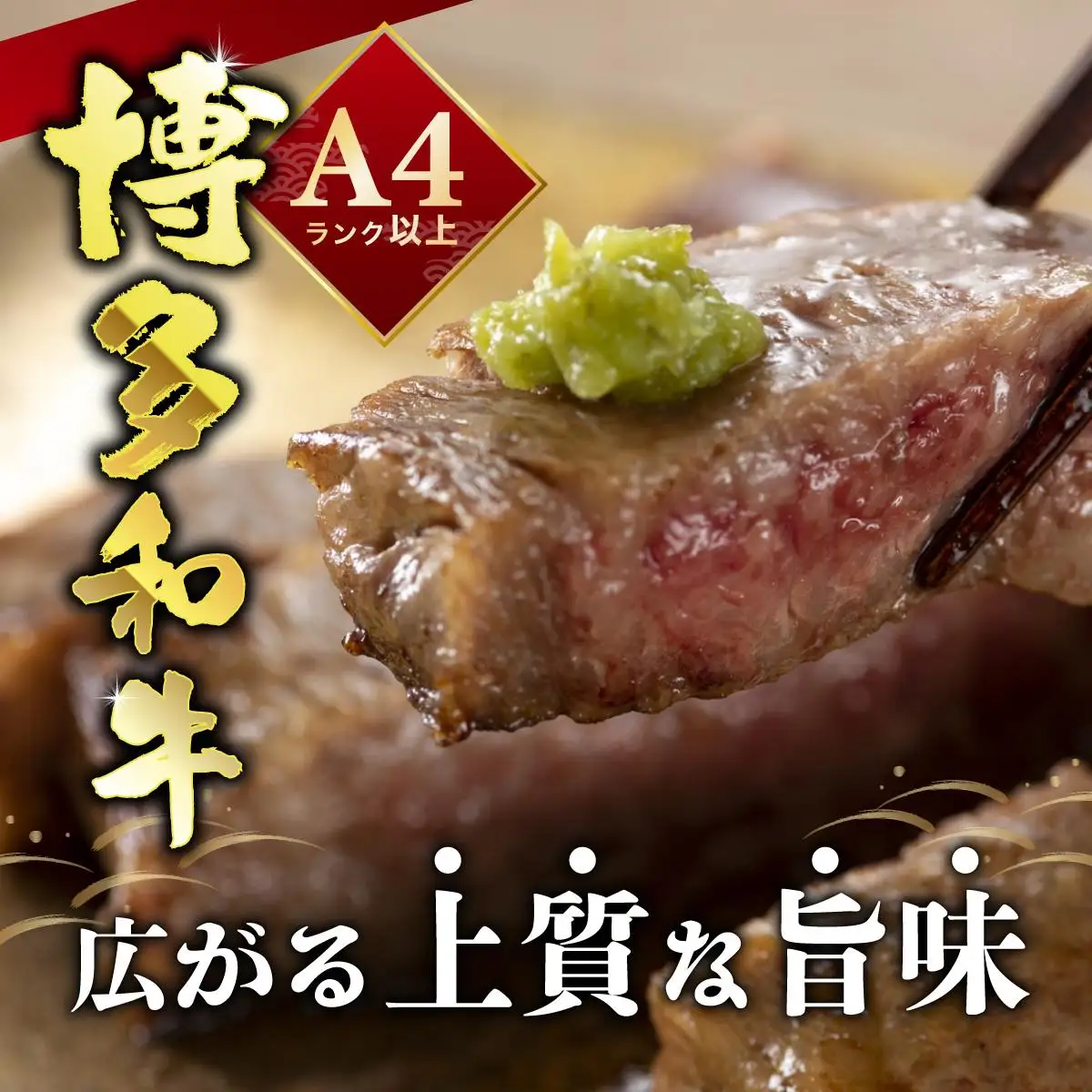 ＜定期便・全12回＞A4ランク以上！博多和牛 サーロインステーキ 500g（250g×2枚）