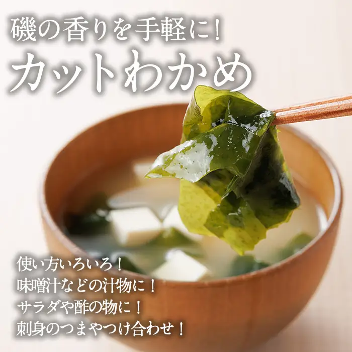 九州産 カットわかめ (計2袋・1袋20g入) 海藻 わかめ 味噌汁 みそ汁 サラダ 酢の物 スープ 国産 九州産 常温 大分県 佐伯市【CW32】【山忠】