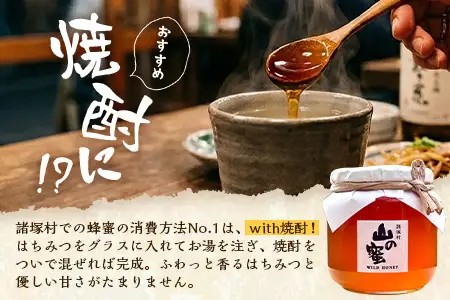 はちみつ 山の蜜 600g×1本 冷蔵｜国産 蜂蜜 百花蜜 ニホンミツバチ 希少 自然養蜂 瓶 もろっこはうす 宮崎県 諸塚村 MO-03