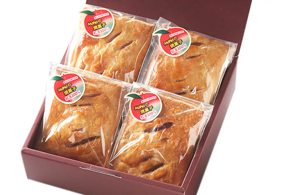 十和田〈薄皮〉あっぷるパイ 4個入れ青森 十和田市 焼菓子工房MaNa