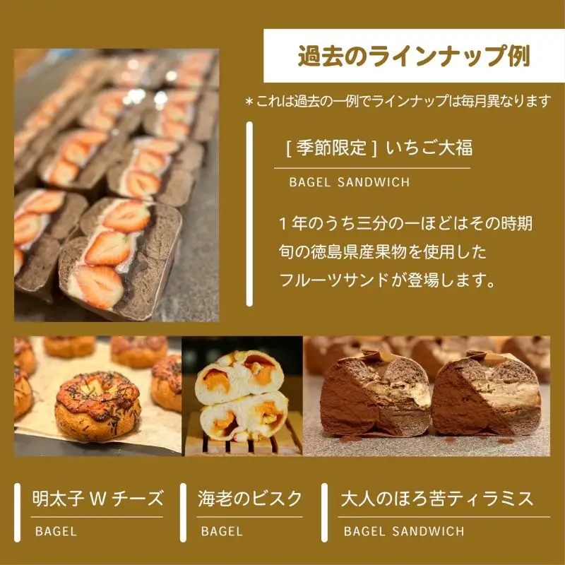 【2026年8月発送分】ベーグル おまかせ 10種セット 冷凍  小松島市