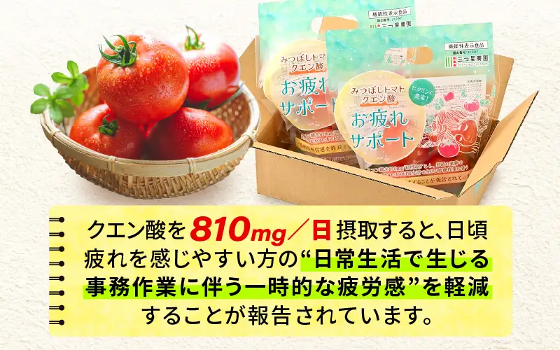 先行予約 みつぼしトマト クエン酸 約400g × 2袋 (計800g) 2026年5月上旬以降発送 とまと 機能性表示食品 野菜 [A-2617]