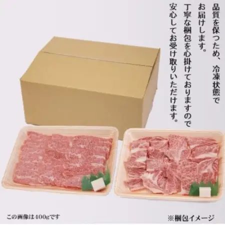 【飛騨牛】焼き肉2種食べ比べセット各400入り　合計800g【配送不可地域：離島】【1731546】