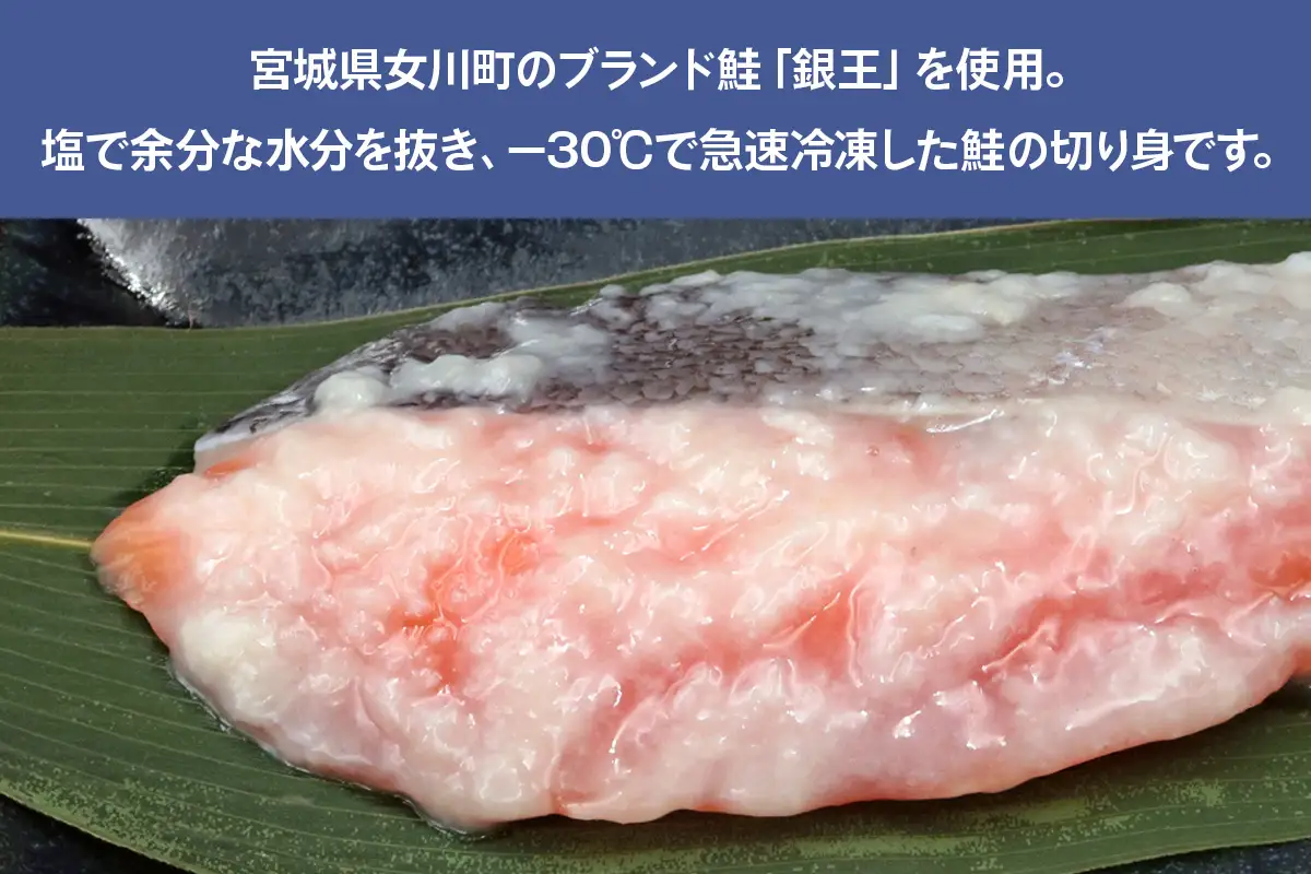 [宮城のブランド銀鮭] 切り身 塩麹 6パック [0367]