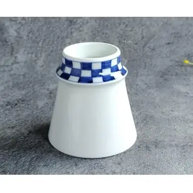 有田焼 至高の焼酎グラス 市松【松尾陶器】食器 器 うつわ 酒器 焼酎グラス グラス お酒 食器 器 うつわ 磁器 陶磁器 コップ カップ 染付 20000円 A20-664