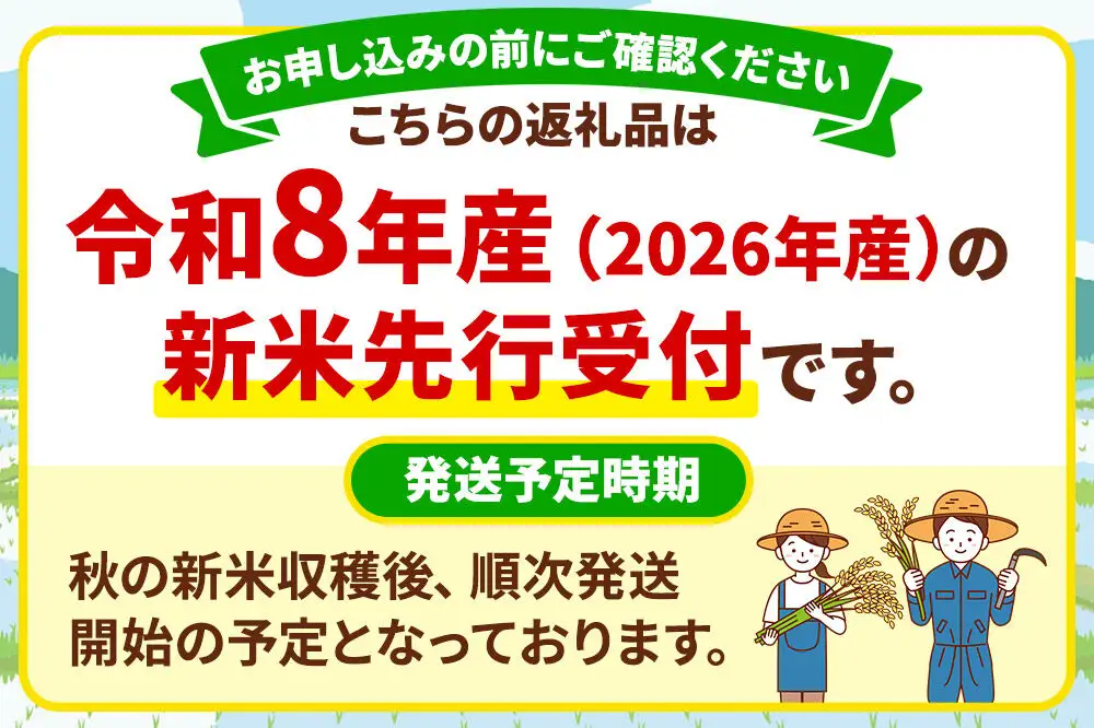 《令和8年産 新米受付》【白米】《定期便2ヶ月》あきたこまち 10kg（10kg×1袋） 秋田県 横手市