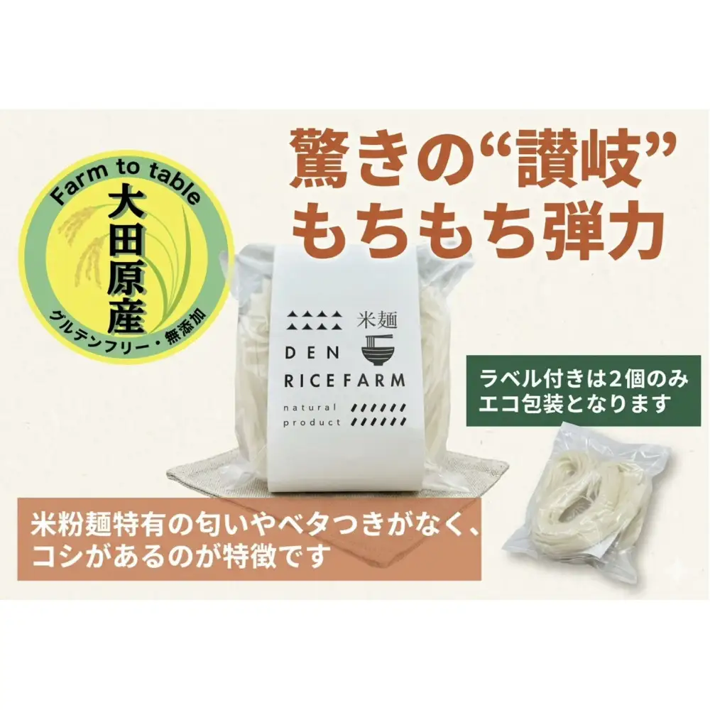 【定期便】【6ヶ月連続お届け】グルテンフリー 無添加 米麺 120g  10個セット（白米麺10個）｜米粉 うどん 焼きそば パスタ 麺