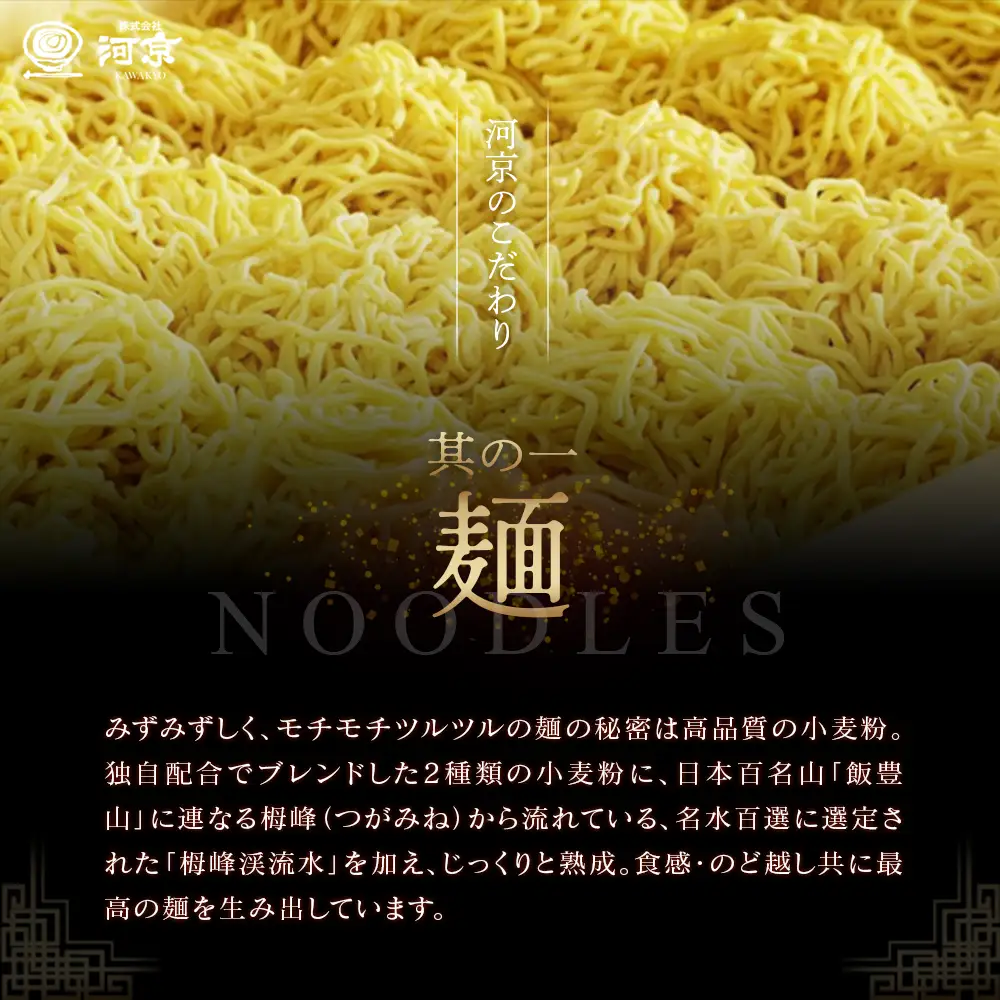 喜多方ラーメン　河京　醤油6食×3セット　計18食　チャーシュー　メンマ　ネギ　付き　ラーメン　らーめん　みそ　しょうゆ　セット　ギフト　人気　お土産　生麺　食べ比べ　グルメ【07208-0833】