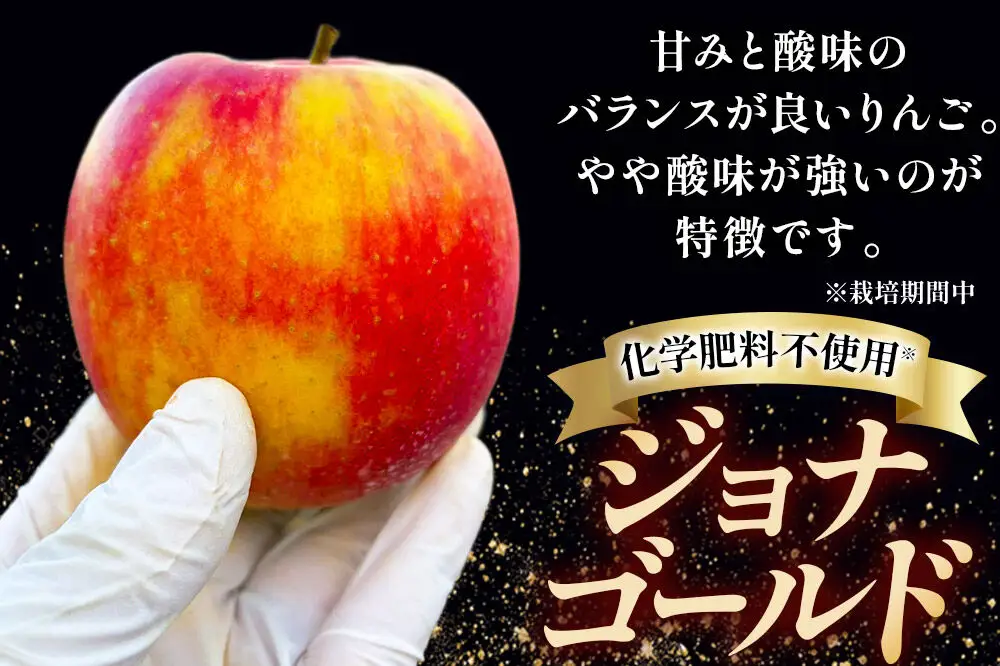 【26年10月発送】りんご 葉とらず ジョナゴールド【家庭用】約3kg カワムラファーム 青森県 弘前市