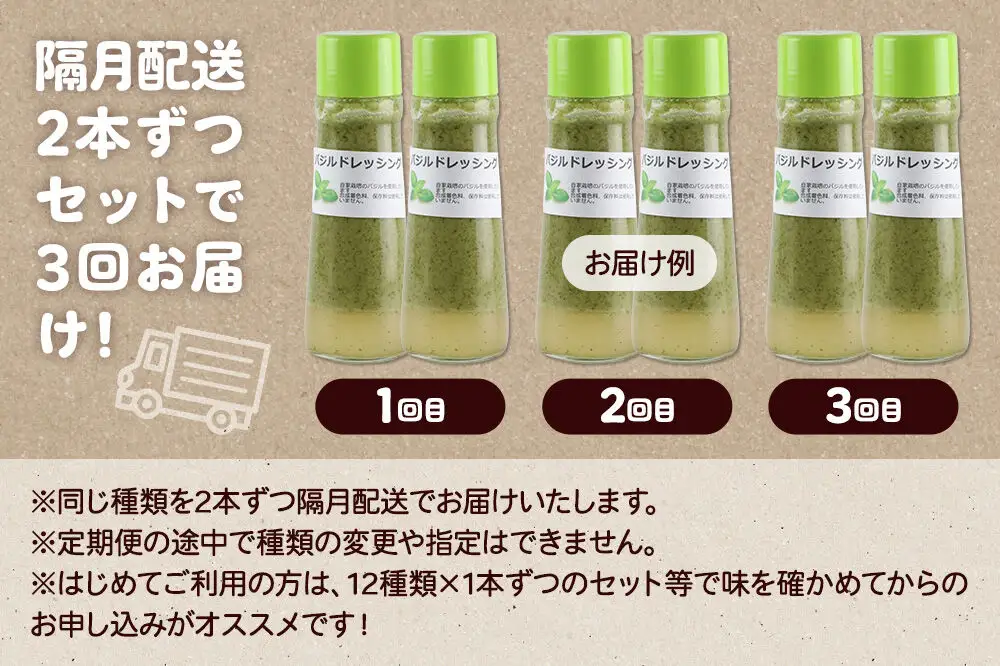 【定期便3回を隔月でお届け】自家製・群馬産野菜で手作りドレッシング みそごま ドレッシング 単品 200ml×2本 泙川食品