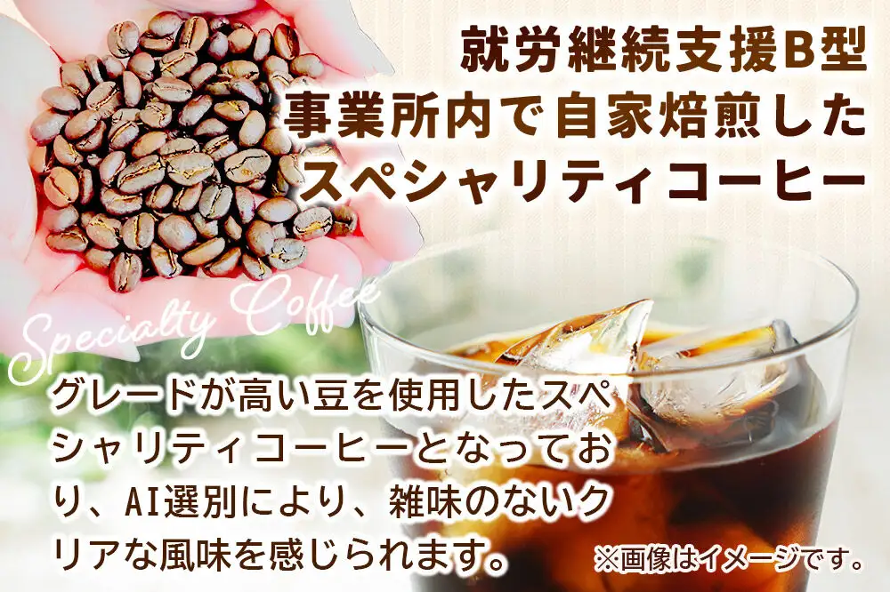 自家焙煎珈琲 水出しアイスコーヒー 18パック AI選別 就労継続支援B型事業 秋田市
