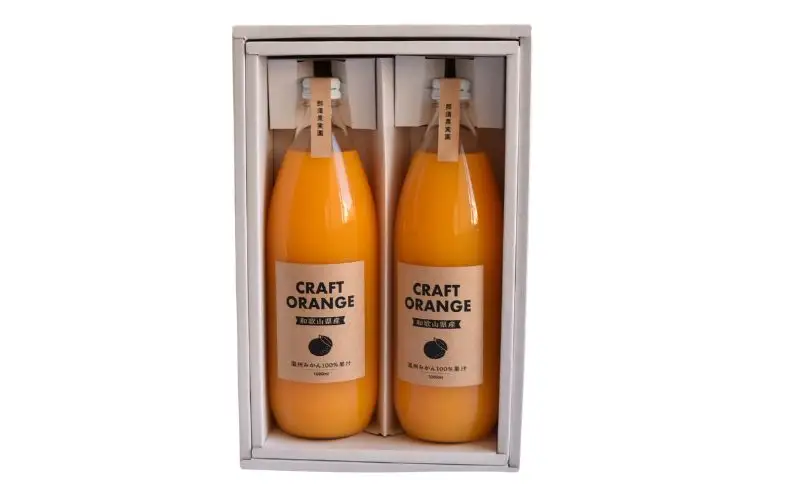 温州みかんジュース CRAFT ORANGE 100％果汁 2本 / 早生みかん 早生 ミカン 柑橘 ジュース deuce じゅーす フルーツ 果物 紀州産 和歌山県【kjt013】