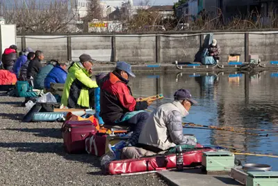 府中へら鮒センター/へら鮒釣り　シニア６０歳以上１日券※釣り竿要持参