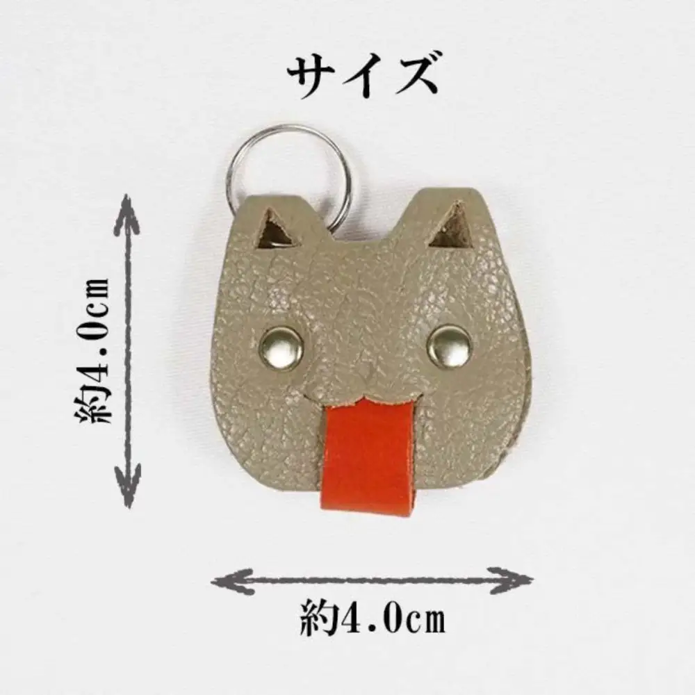 KUROKAWA 猫の手も借りたい コインケース 財布  小銭入れ 本革カラフル【キャメル】