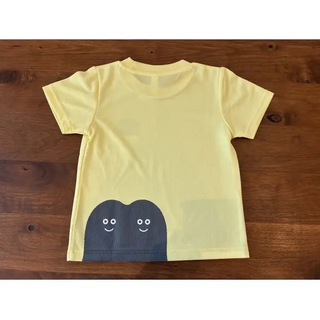 インクルーシブ保育活動支援！Tシャツ どろんこキッズ 半袖Ｔシャツ【ライトイエロー】（キッズ：110/120/130） 130