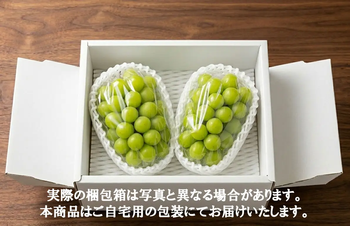 《秀品以上》上級品をお得に　【シャインマスカット】　1.0kg以上（２房）　【2026年発送分 先行予約】- FUJIKAWA GRAPES -