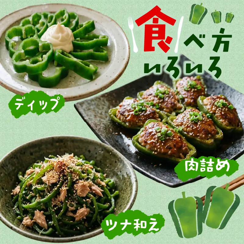 訳ありピーマン500g [7-9月発送]