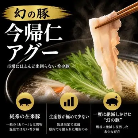 【熨斗付き】今帰仁アグーしゃぶしゃぶ2種食べ比べセット 500g(ももロース・バラ 各250g)【配送不可地域：離島】【1733519】