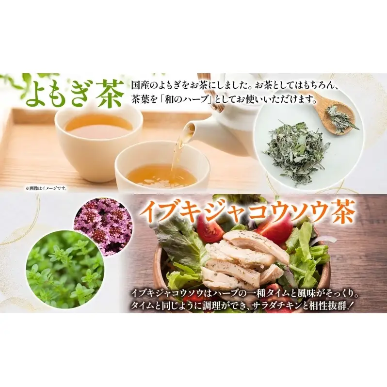 野草調味料セット よもぎ塩 60g 1本 よもぎ茶 2g イブキジャコウソウ茶 12g 各1袋 野草 ヨモギ 蓬 伊吹よもぎイブキジャコウソウ 和のハーブ 塩 調味料 詰め合わせ 合同会社いびはる商舎 岐阜県 揖斐川町