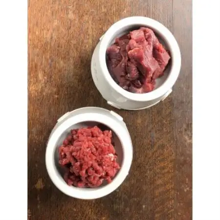 【毎月定期便】三河のジビエ　ペットフード　 成犬用「カット肉」と「ミンチ肉」(1才～7才対象)全6回【配送不可地域：離島】【4083827】