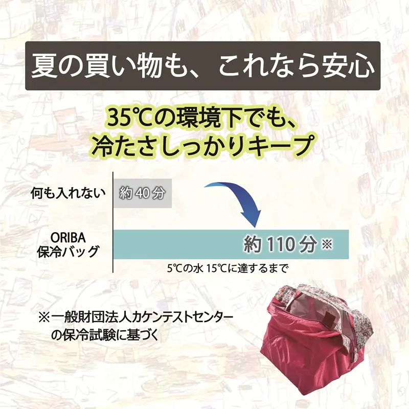 ALOHAS ORIBA Cooler 保冷バッグ小さめサイズ Pink