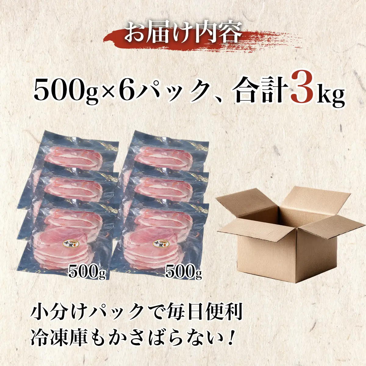 豚肉 もも スライス 3kg 豚肉
