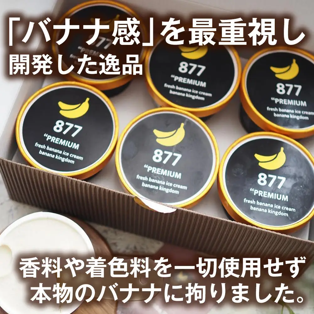 【定期便6ヶ月】【果実のままの甘み】プレミアム生バナナアイスクリーム 6個セット｜冷凍スイーツ 濃厚 なめらか ひんやり デザート おやつ ご褒美 おしゃれ プレゼント 手土産 お祝い 女性向け おうちカフェ お取り寄せ 愛知県 名古屋