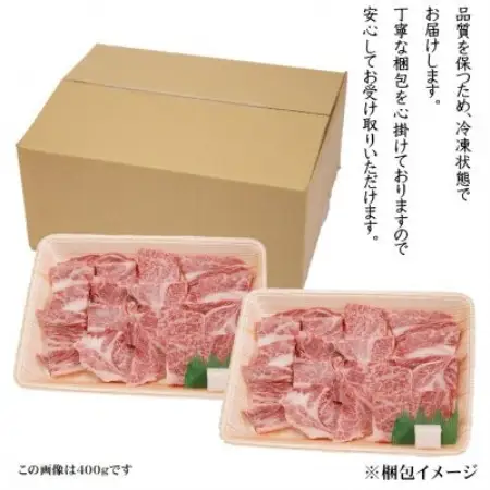飛騨牛霜降り焼き肉 400g×2パック(合計800g)【配送不可地域：離島】【1735700】