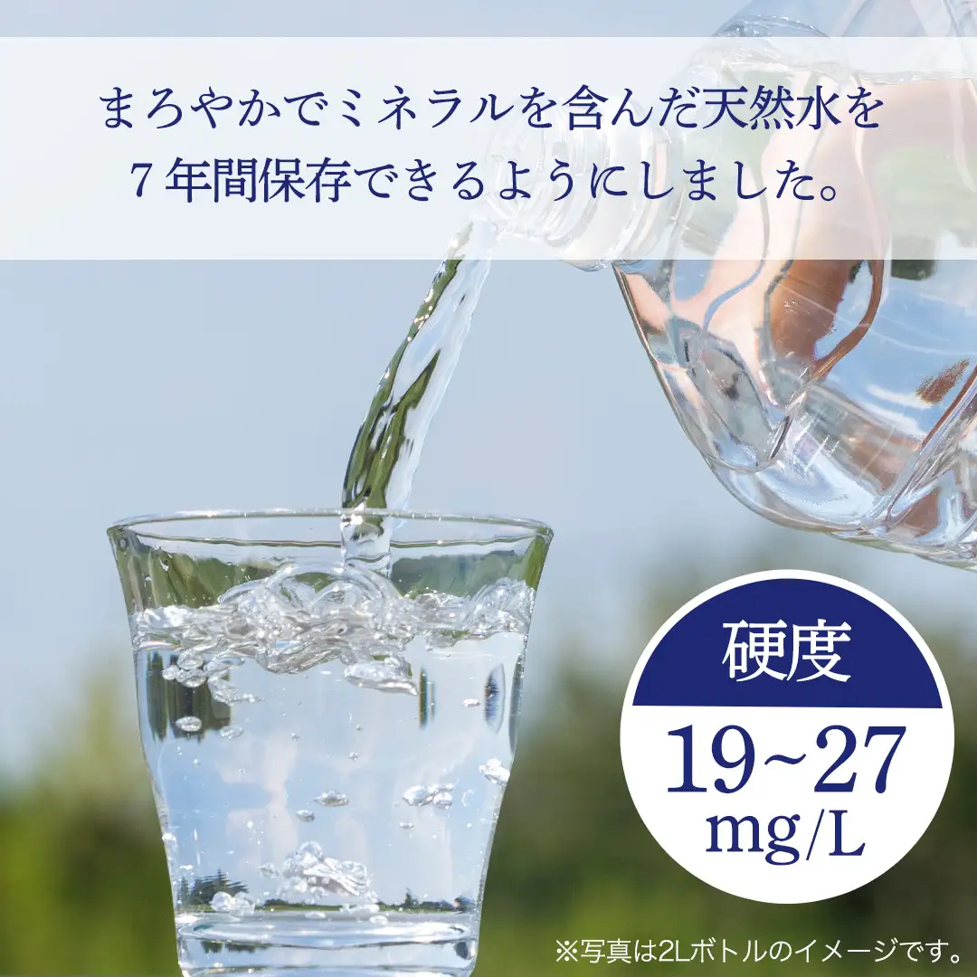 【 最短発送 】嬬恋銘水7年保存水　500ml × 24本 入 × 2箱 ( 計48本 )  [BA067tu]