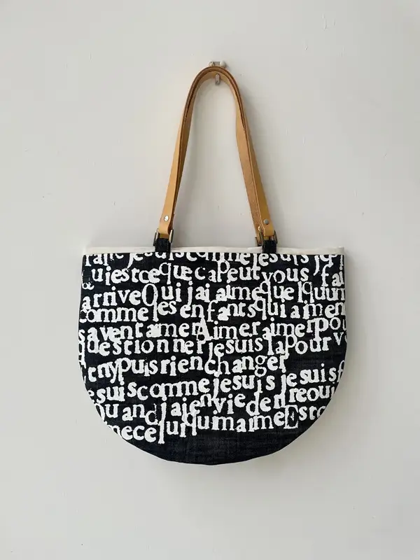 Denim Bag Je suis comme je suis [h125]