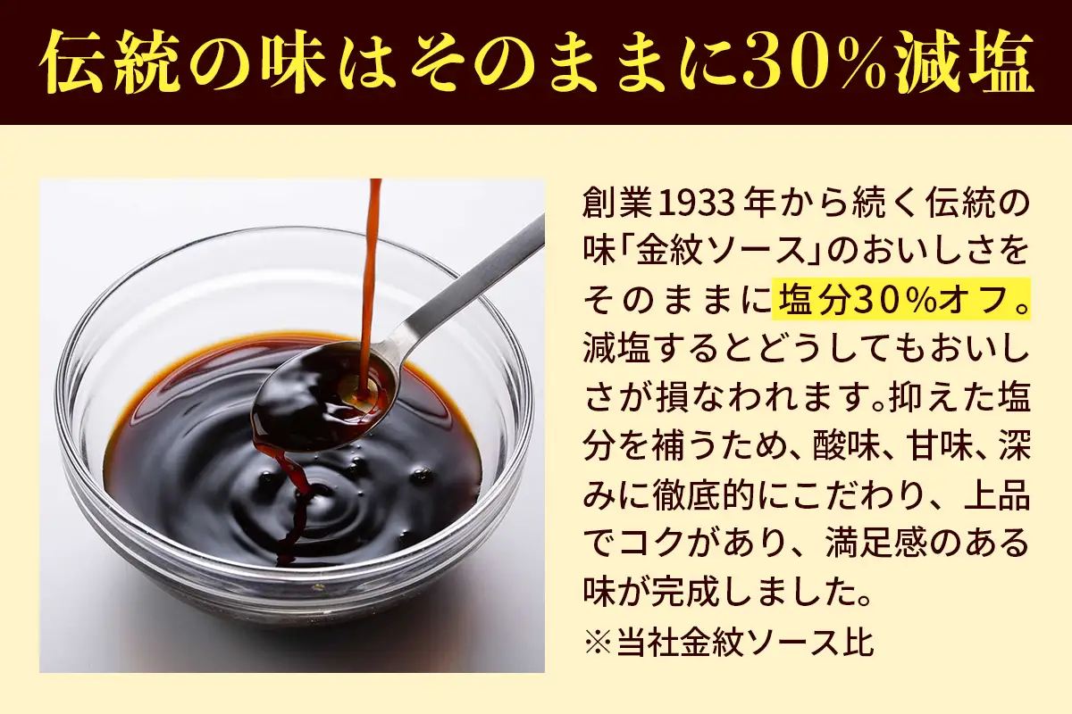 選べる 金紋ソース 化粧箱入り500ml×2本  (お好きなソース2種お選びください)  [2645]