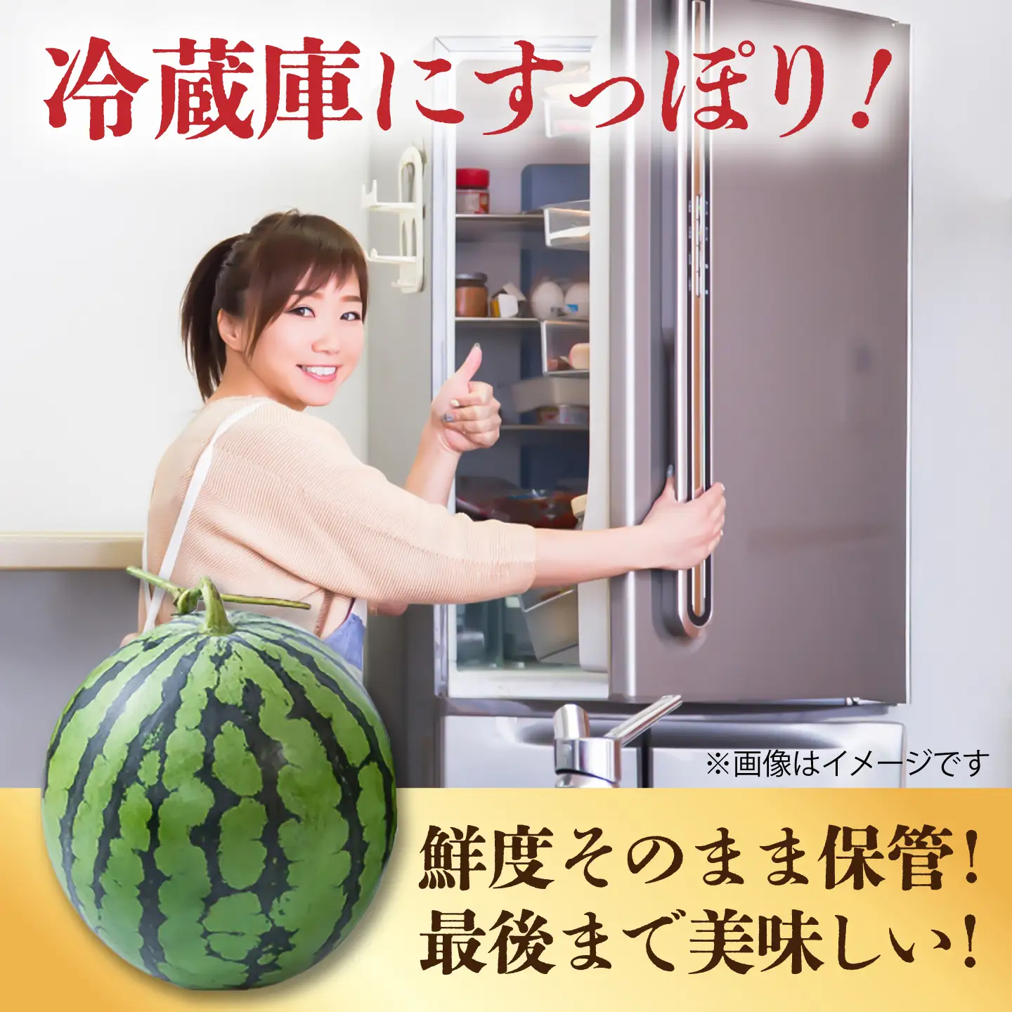小玉スイカ2玉  スイカ BHDJ001