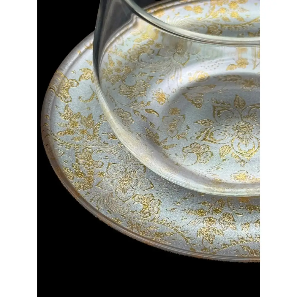 カップ＆ソーサー 花舞 シルバー ［NF281］
