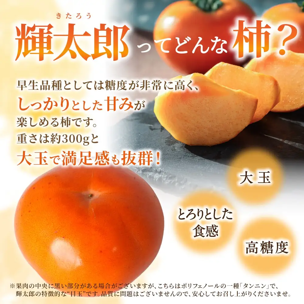 輝太郎　6～7玉入り★2026年9月中旬～10月上旬頃発送予定★｜柿 輝太郎  フルーツ 果物  【A-frks176】