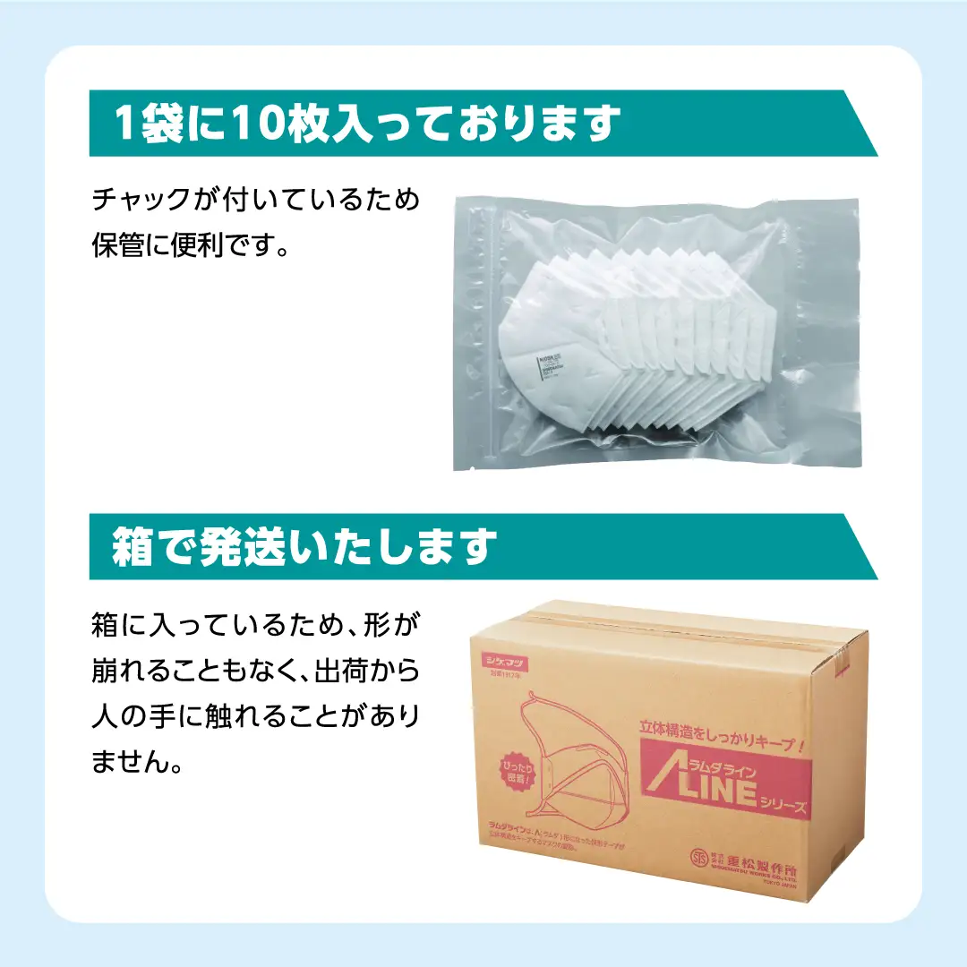 DD02-N95-2K 1箱 100個入 (袋タイプ [ 1袋 10個入×10袋 ]) N95マスク 感染予防 対策 福島県 田村市