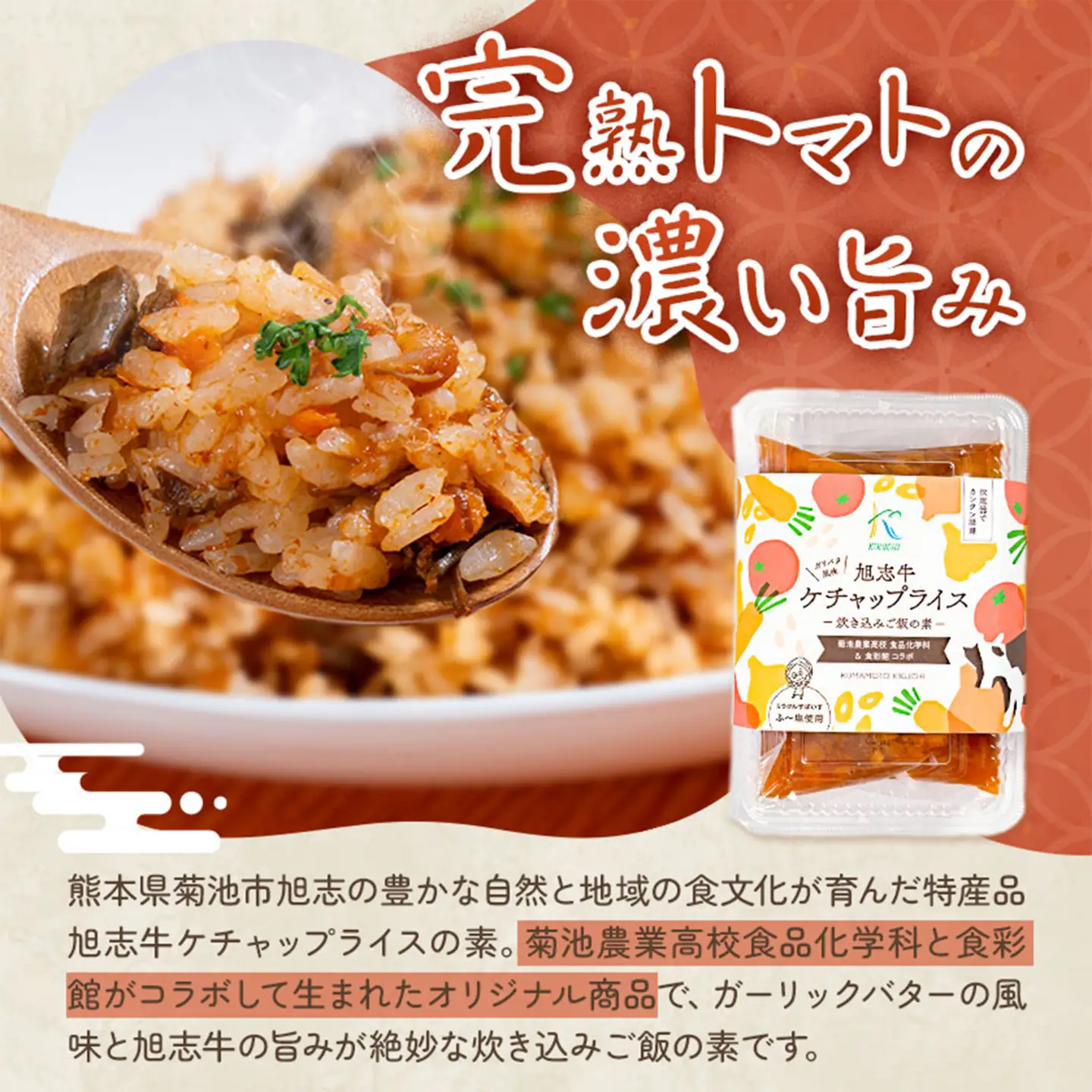 鶏釜めしの素 ケチャップライスの素 計2パック 有限会社旭志村ふれあいセンター《30日以内に出荷予定(土日祝除く)》熊本県 菊池市 釜飯 かま飯 ケチャップライス 炊くだけ 簡単 ご飯