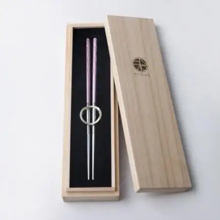 お箸-華[桜]1膳セット(箸置き、木箱付き)【1730868】