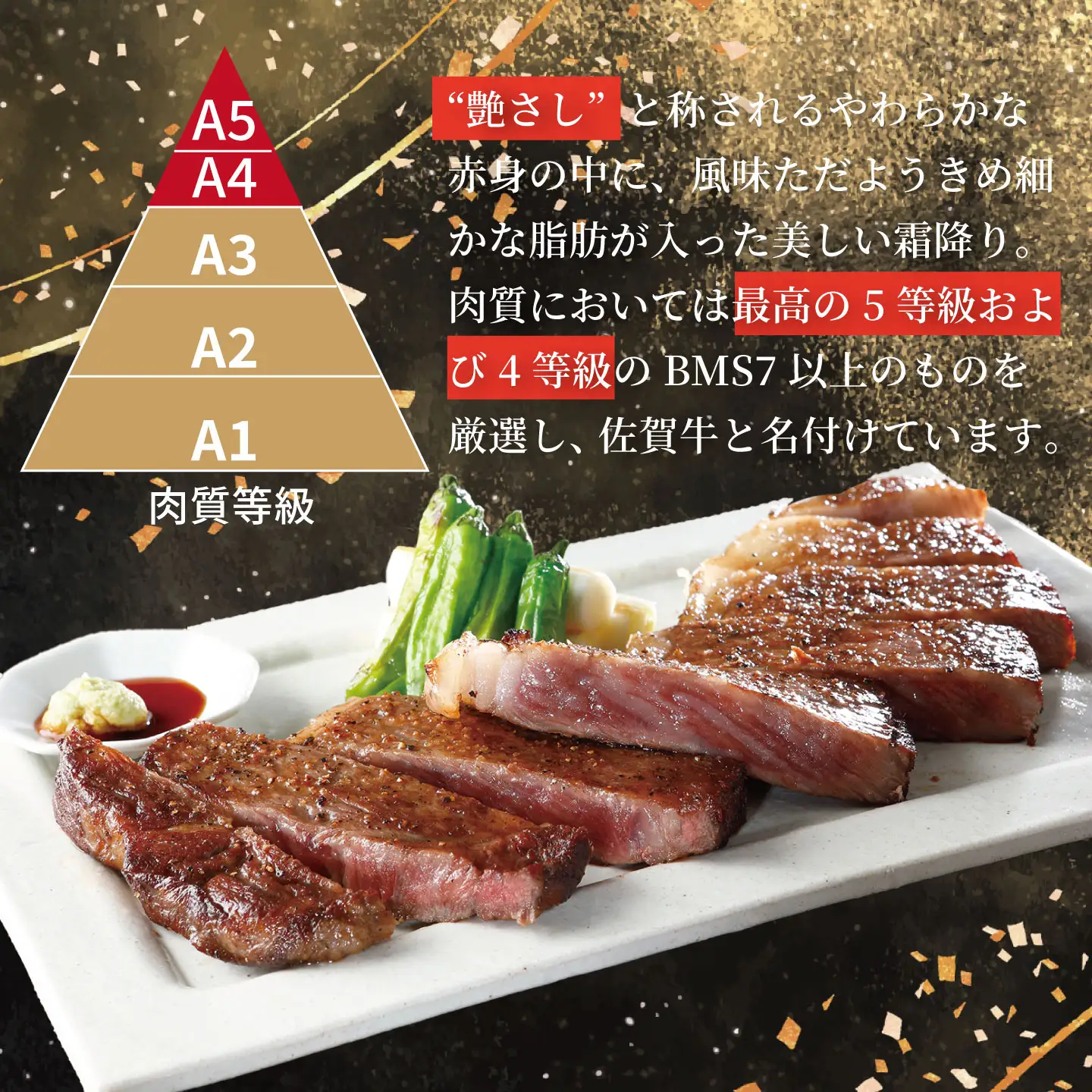 佐賀牛ロースステーキ200ｇ：B160-044