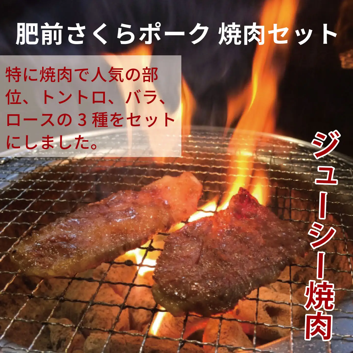 肥前さくらポーク 焼肉セット：B245-008