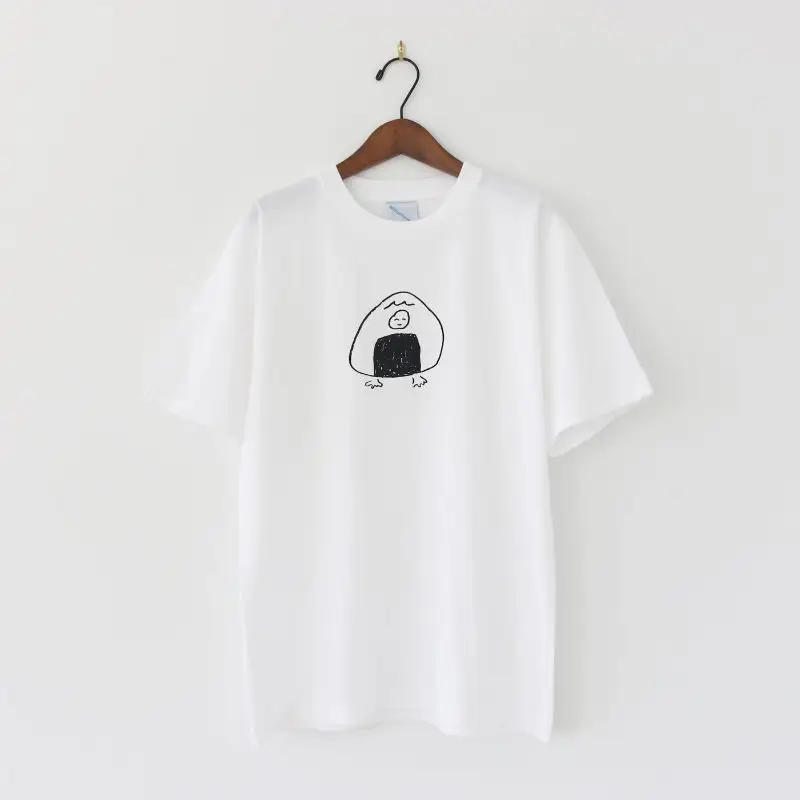【Mr.Rice ball】Tシャツ 新潟県 Lサイズ墨 規