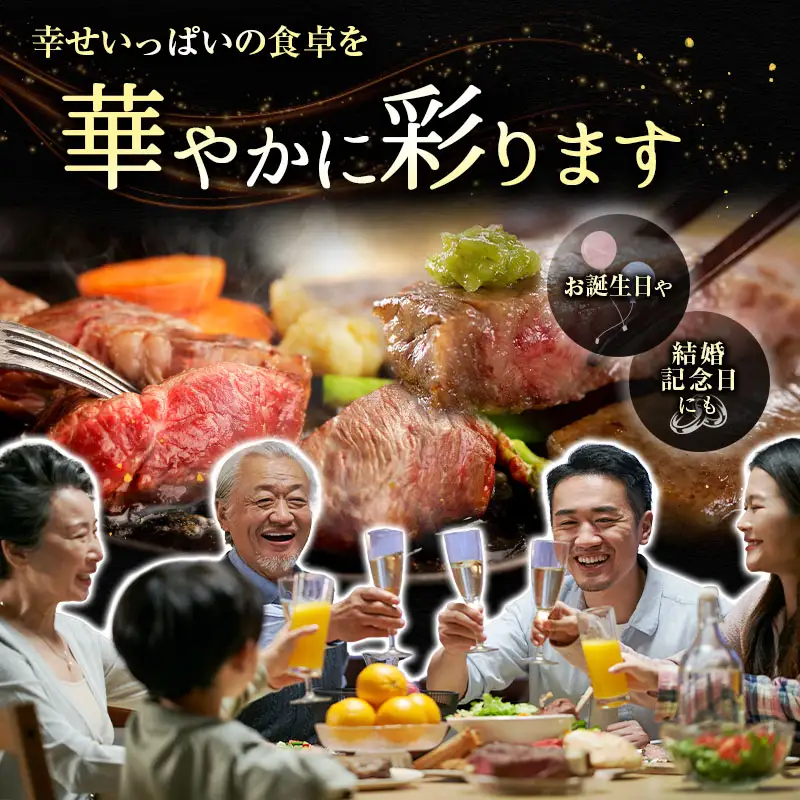 お中元 7/1-15お届け ロースステーキ 500g 肉 4等級 畜産農家応援 N85-2606