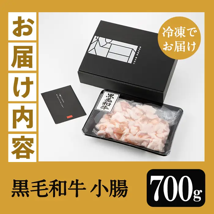 【お中元】鹿児島県産 黒毛和牛 小腸 ホルモン 700g 小腸 ホルモン【00-030-08-R8OC】